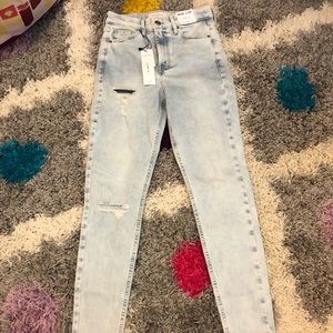 Top shop Jamie distressed jeans